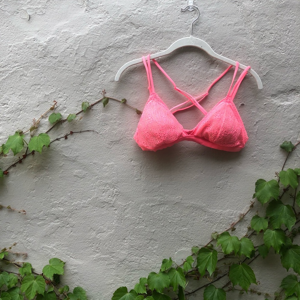 Victoria’s Secret Neon Pink Bralet